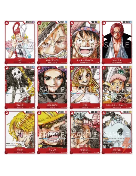 ONE PIECE FILM RED Promo Pack (12 cartes incluses) - Nippon TCG - Coffrets & Éditions Spéciales
