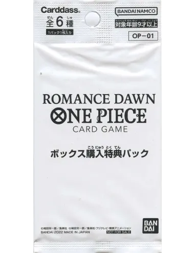 One Piece - Special Campaign Promotion Pack OP-01 (Édition JP) – 1 Carte - Nippon TCG - Coffrets & Éditions Spéciales