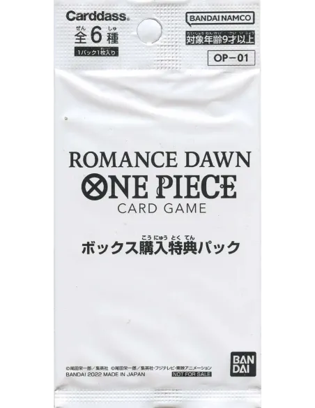One Piece - Special Campaign Promotion Pack OP-01 (Édition JP) – 1 Carte - Nippon TCG - Coffrets & Éditions Spéciales