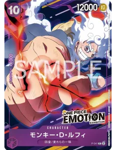 One Piece Emotion Exhibition : Monkey D. Luffy P-041 Carte Promo Japonaise Scellée - Nippon TCG - Coffrets & Éditions Spéciales