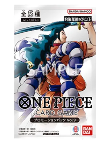 One Piece – Promotion Pack Vol.9 : Oden (Édition JP) – 5 Cartes Exclusives - Nippon TCG - Coffrets & Éditions Spéciales