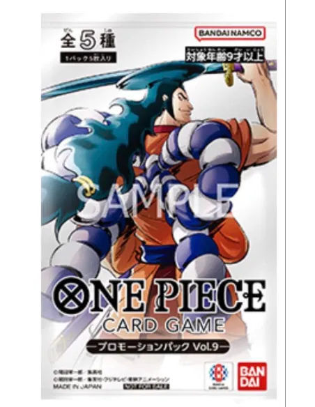 One Piece – Promotion Pack Vol.9 : Oden (Édition JP) – 5 Cartes Exclusives - Nippon TCG - Coffrets & Éditions Spéciales