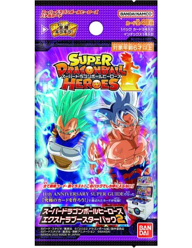 Super Dragon Ball Heroes Extra Booster Pack 2 (PUMS12) - Display Japonais Scellé (Booster Box Officielle) - Nippon TCG - Disp...