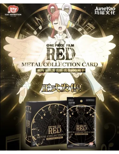 One Piece Film RED : Metal Collection Card – Édition Chinoise Officielle Scellée - Nippon TCG - Coffrets & Éditions Spéciales
