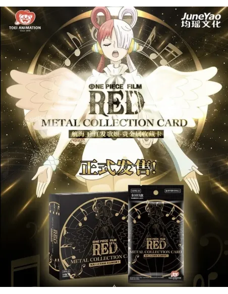 One Piece Film RED : Metal Collection Card – Édition Chinoise Officielle Scellée - Nippon TCG - Coffrets & Éditions Spéciales