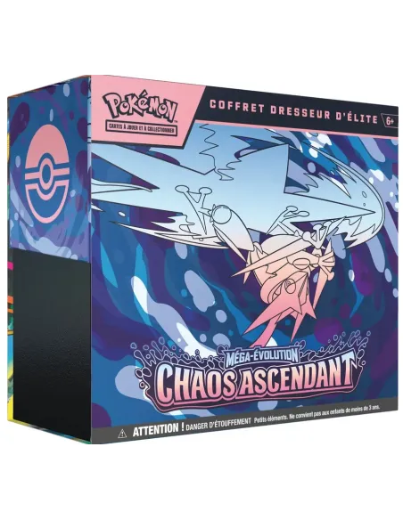 Elite Trainer Box Chaos Ascendant ME04 - Coffret ETB Dresseur d’Élite Pokémon Officiel Scellé - Nippon TCG - Coffrets & Éditi...