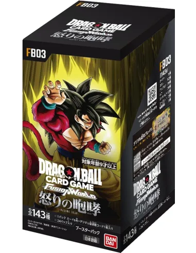 Raging Roar (FB03) - Display Dragon Ball Fusion World Japonais Scellé (Booster Box Officielle) - Nippon TCG - Displays Japonais