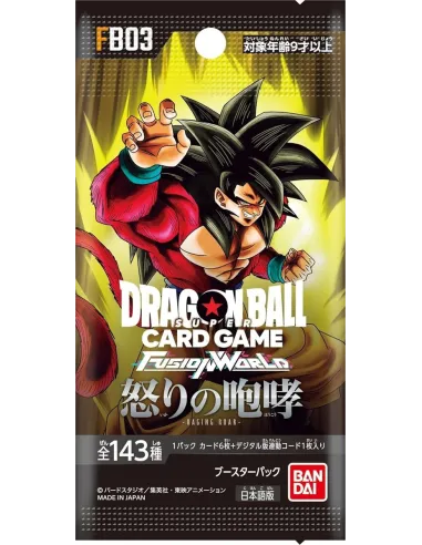 Raging Roar (FB03) - Display Dragon Ball Fusion World Japonais Scellé (Booster Box Officielle) - Nippon TCG - Displays Japonais