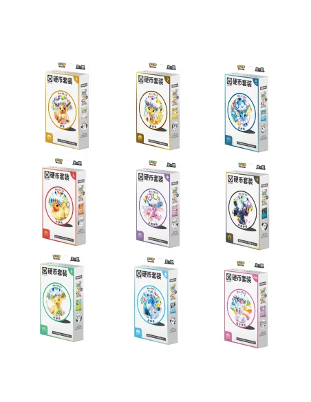 Terastal Gathering Coin Set Évoli – Boîte Aléatoire Pokémon Chinoise Scellée (CSV9.5C) - Nippon TCG - Précommandes