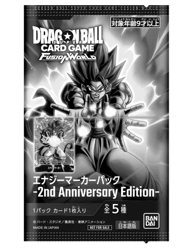 Dragon Ball Fusion World Energy Marker Pack 2nd Anniversary Edition - Pack Japonais Scellé - Nippon TCG - Coffrets & Éditions...