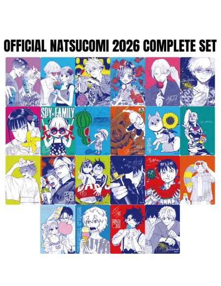 NatsuComi 2026 MetaKira Card - Set Complet 22 Cartes Officielles Shueisha Japon - Nippon TCG - Coffrets & Éditions Spéciales