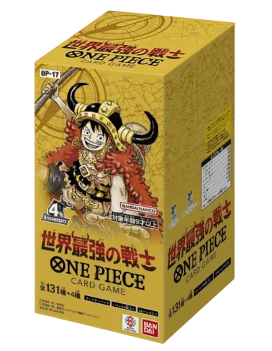 The World’s Strongest Warriors (OP-17) - Display 4th Anniversary One Piece Japonais Scellé (Booster Box Officielle) - Nippon ...