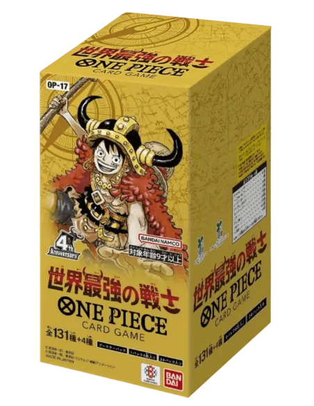 The World’s Strongest Warriors (OP-17) - Display 4th Anniversary One Piece Japonais Scellé (Booster Box Officielle) - Nippon ...