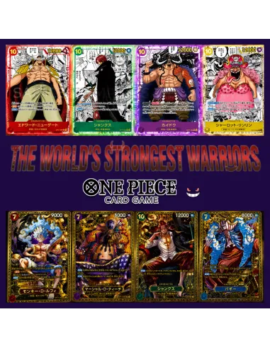 The World’s Strongest Warriors (OP-17) - Display 4th Anniversary One Piece Japonais Scellé (Booster Box Officielle) - Nippon ...