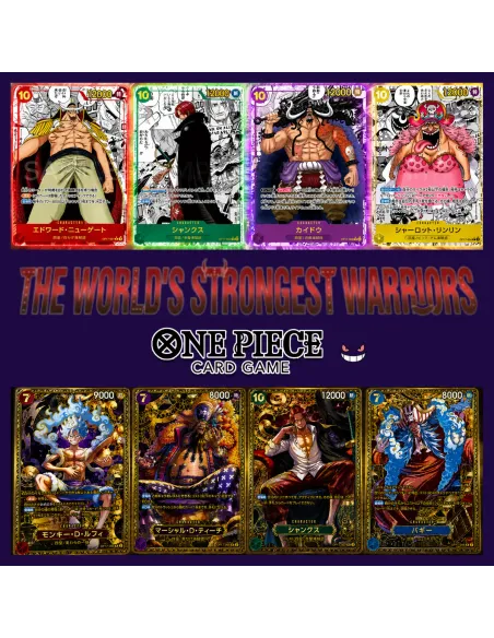 The World’s Strongest Warriors (OP-17) - Display 4th Anniversary One Piece Japonais Scellé (Booster Box Officielle) - Nippon ...