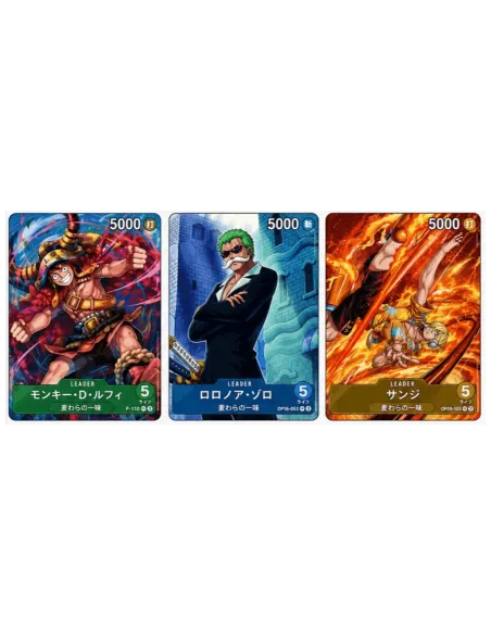 One Piece V Jump Octobre 2026 : Luffy, Zoro & Sanji - Promo Pack Japonais (3 Cartes) - Nippon TCG - Précommandes