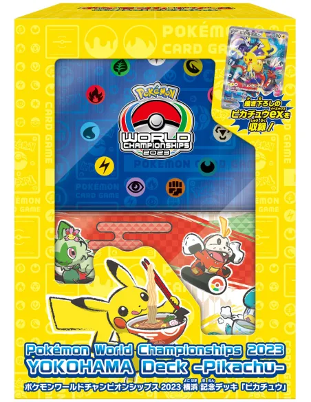 World Championships 2023 Yokohama Deck Pikachu - Coffret Pokémon Japonais Scellé (Deck Officiel) - Nippon TCG - Coffrets & Éd...