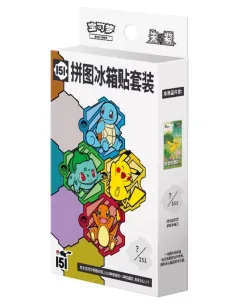 Pokémon 151 Magnet Box - Coffret Collector Chinois Simplifié Scellé (1 Magnet + 1 Booster) - Nippon TCG - Coffrets & Éditions...