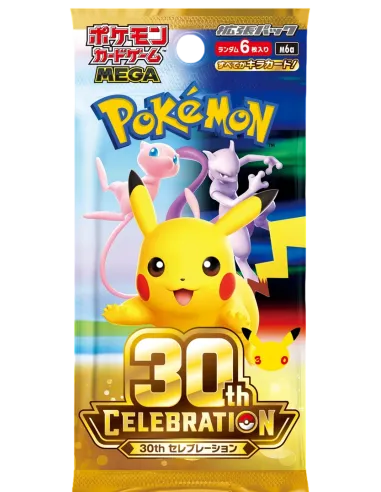 Pokémon 30th Celebration (m6a) - Display Pokémon Japonais Scellé (Booster Box Officielle) - Nippon TCG - Précommandes