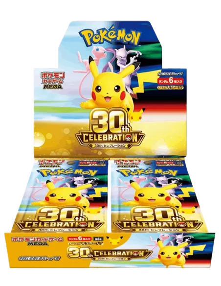 Pokémon 30th Celebration (m6a) - Display Pokémon Japonais Scellé (Booster Box Officielle) - Nippon TCG - Précommandes