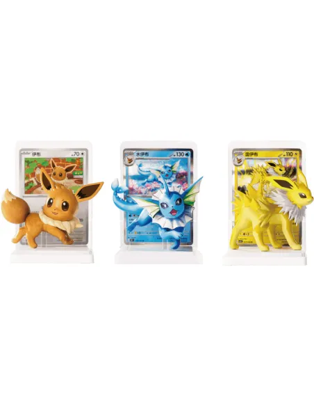 Évoli & Évolutions (Eevee & Friends) - Blind Box Figurine Pokémon Dream Illustrating Chinois Simplifié - Nippon TCG - Coffret...