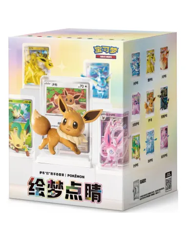 Évoli & Évolutions (Eevee & Friends) - Blind Box Figurine Pokémon Dream Illustrating Chinois Simplifié - Nippon TCG - Coffret...