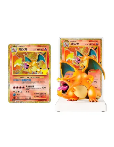 Coffret Collector Dracaufeu (Charizard) - Figurine 30th Celebration Pokémon Chinois Simplifié - Nippon TCG - Précommandes
