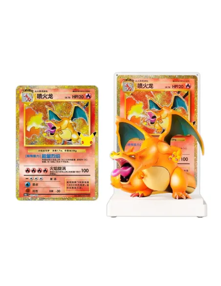 Coffret Collector Dracaufeu (Charizard) - Figurine 30th Celebration Pokémon Chinois Simplifié - Nippon TCG - Précommandes