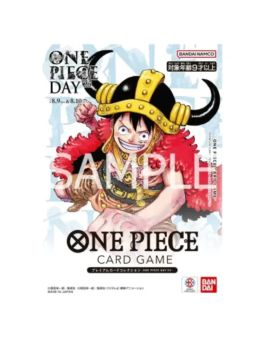 One Piece Day 2025 Binder - 2 Cartes Premium Card Collection (Édition Limitée Japonaise) - Nippon TCG - Précommandes