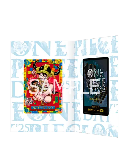 One Piece Day 2025 Binder - 2 Cartes Premium Card Collection (Édition Limitée Japonaise) - Nippon TCG - Précommandes