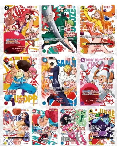 One Piece Full Set ROUND1 - Lot complet de 10 Cartes Promo Japonaises 2026 - Nippon TCG - Précommandes