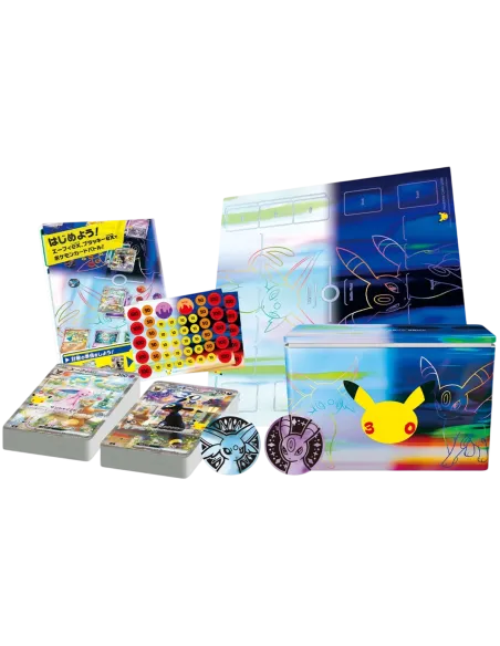 Premium Deck Set Mentali ex & Noctali ex - Pokémon 30th Celebration Japonais Scellé - Nippon TCG - Précommandes