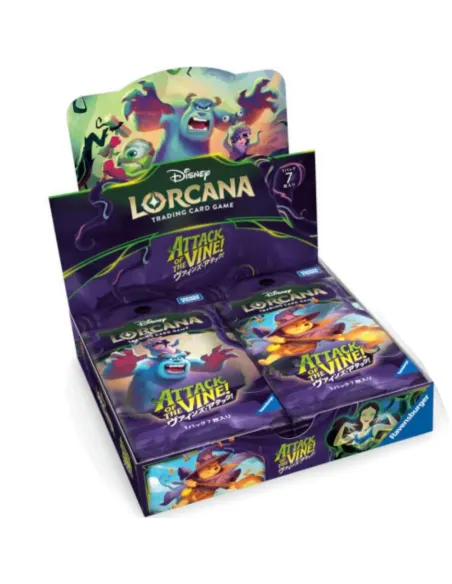 Attack of the Vine (13ATV) - Display Lorcana Japonais Scellé (Booster Box Officielle) - Nippon TCG - Précommandes