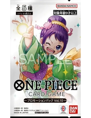 One Piece Promotion Pack Vol.10 : Tama (Édition JP) – 5 Cartes Exclusives - Nippon TCG - Précommandes