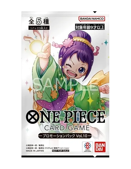 One Piece Promotion Pack Vol.10 : Tama (Édition JP) – 5 Cartes Exclusives - Nippon TCG - Précommandes