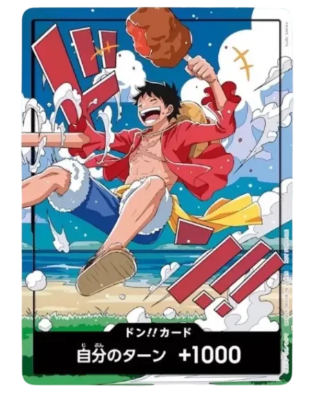 One Piece : World Unification Memorial DON!! Set : Luffy & Zoro - 2 Cartes Promo Japonaises Exclusives - Nippon TCG - Précomm...